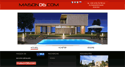 Desktop Screenshot of maison06.com